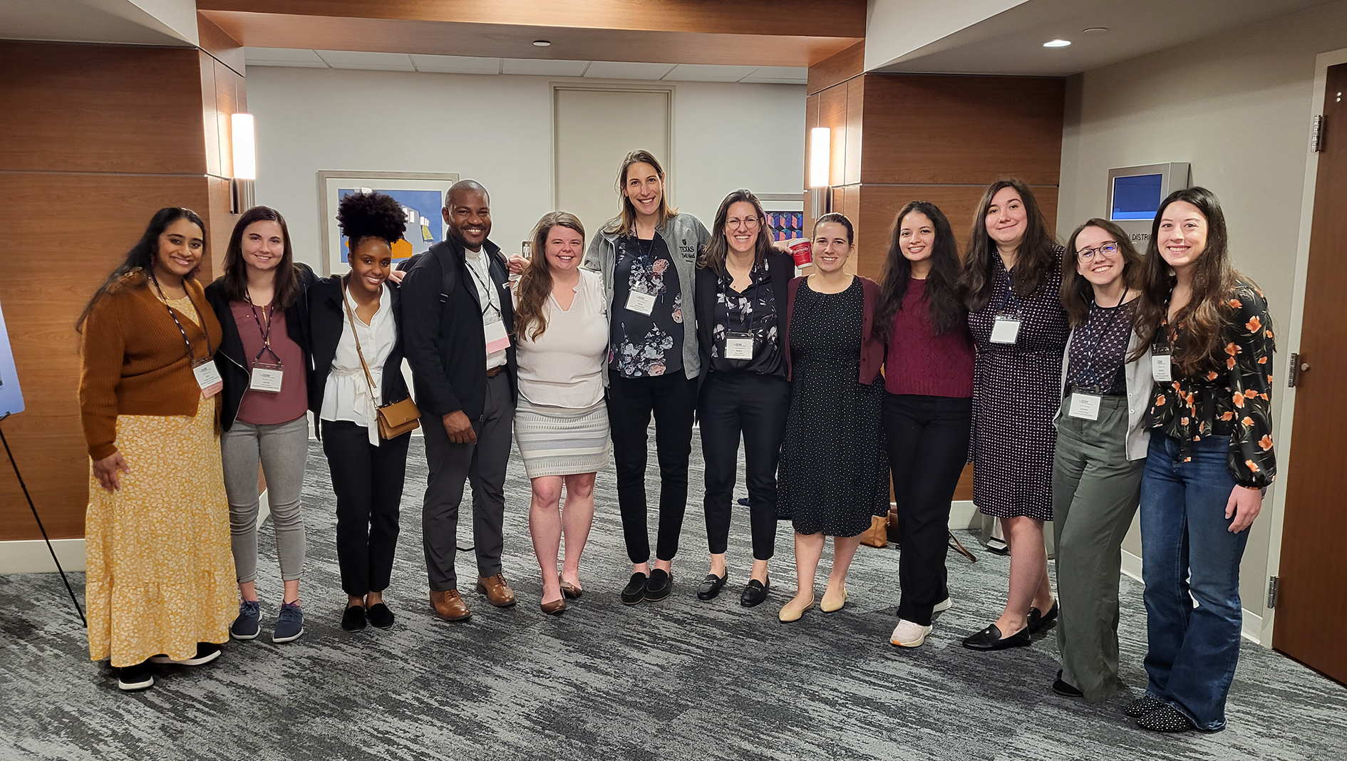 Group photo of Primary Care track residents at a conference.