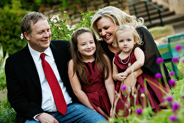 Christopher, Belle, Pam and Abby Andrews