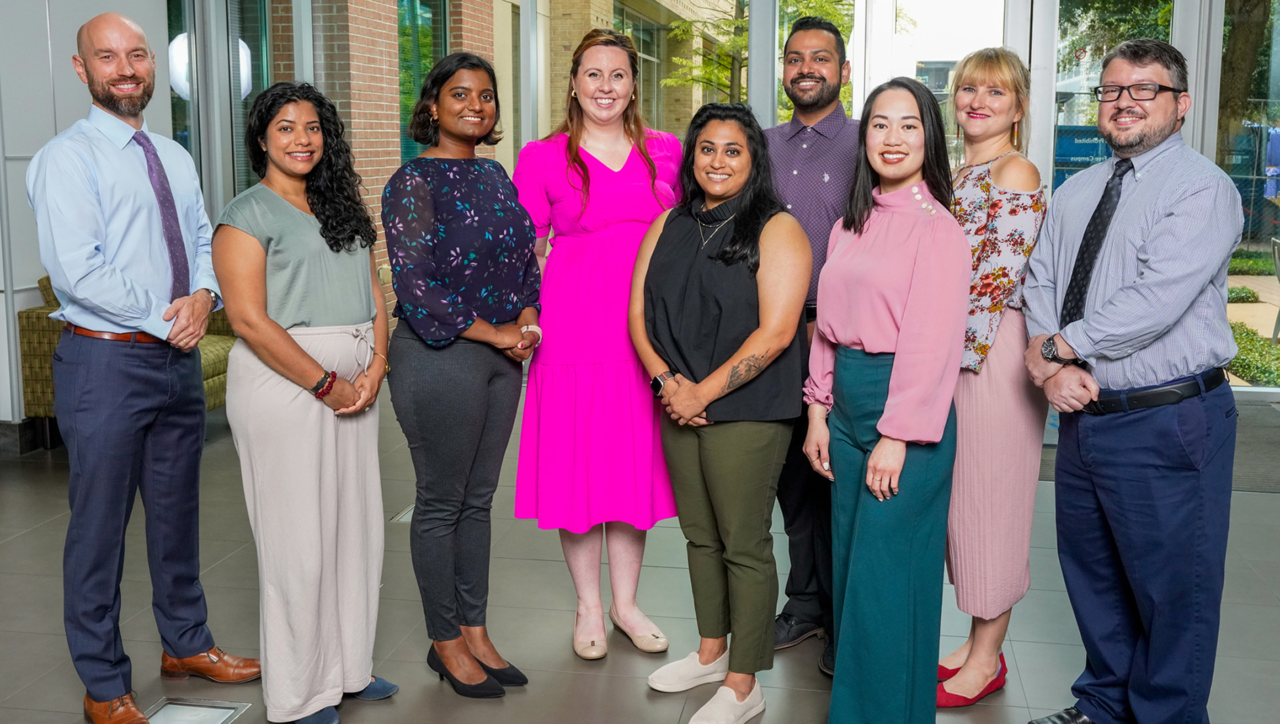 Group photo of the child adolescent psychiatry fellowship cohort.